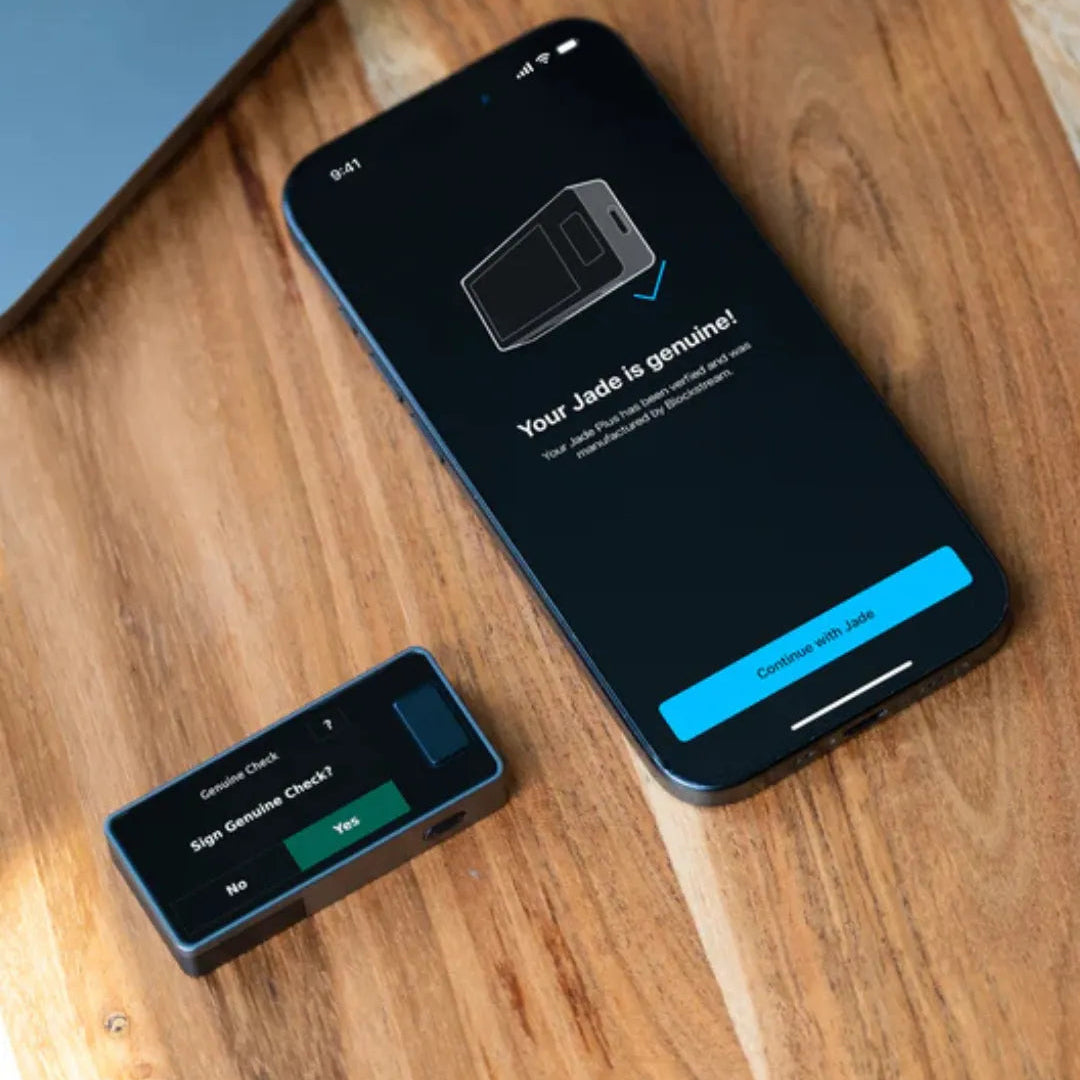 Blockstream Jade Plus Hardware Wallet (Metal Edition) - Bitcast