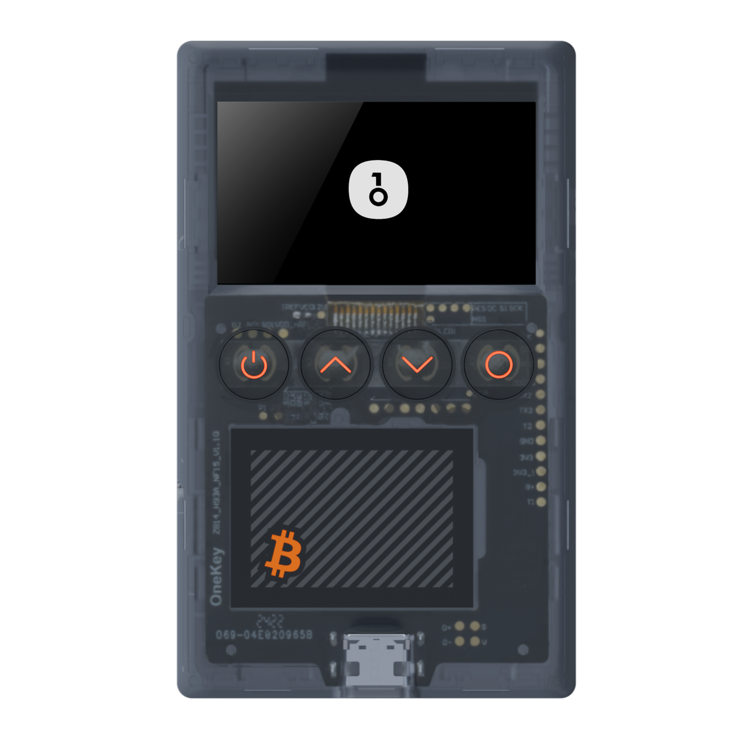 OneKey Classic 1S Pure - Bitcoin Only(เก็บบิทคอยน์เท่านั้น ไม่มีแบตเตอรี่)แถมซองหนังแท้ - Bitcast