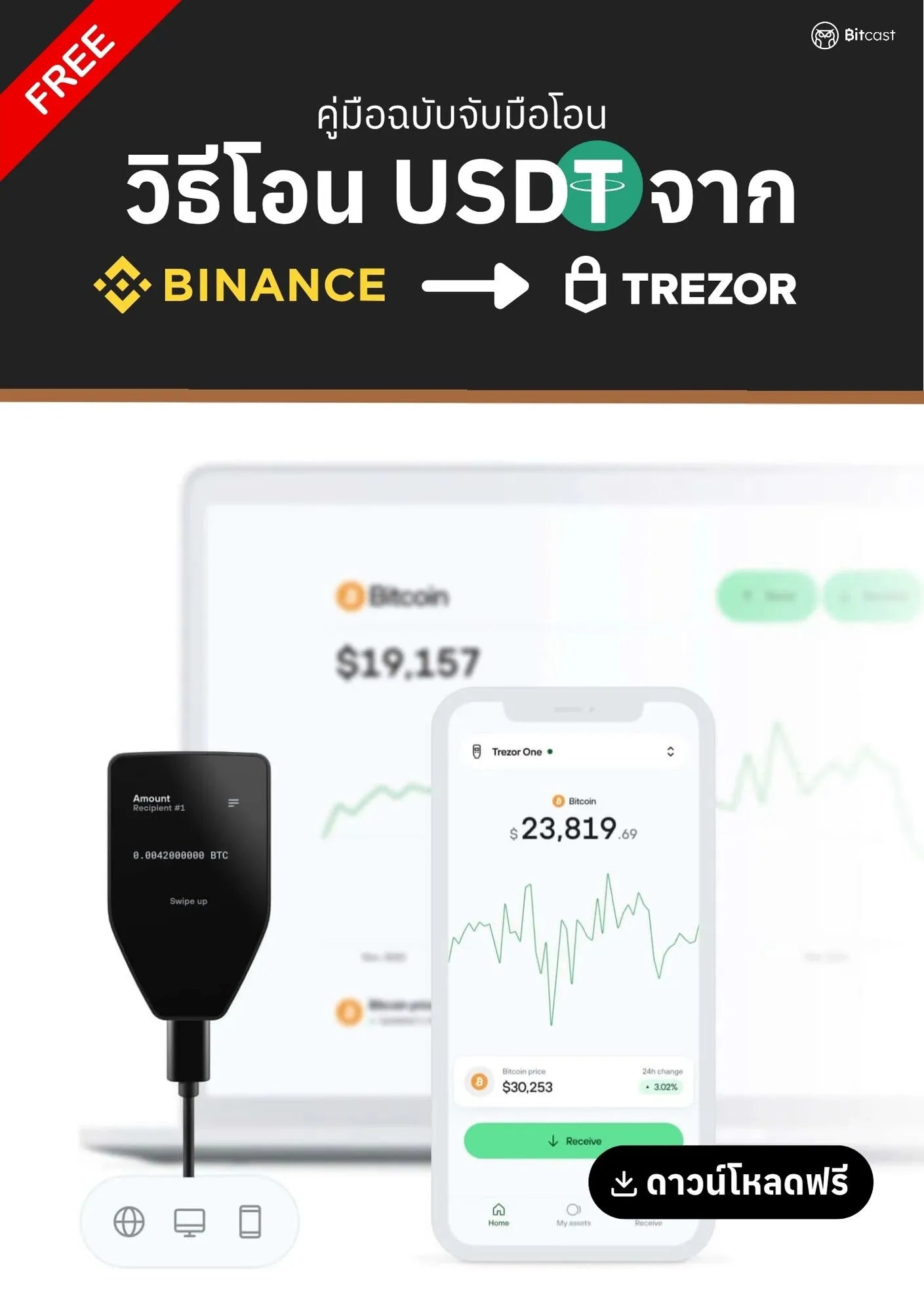คู่มือการโอน USDT จาก Binance สู่ Trezor - Bitcast