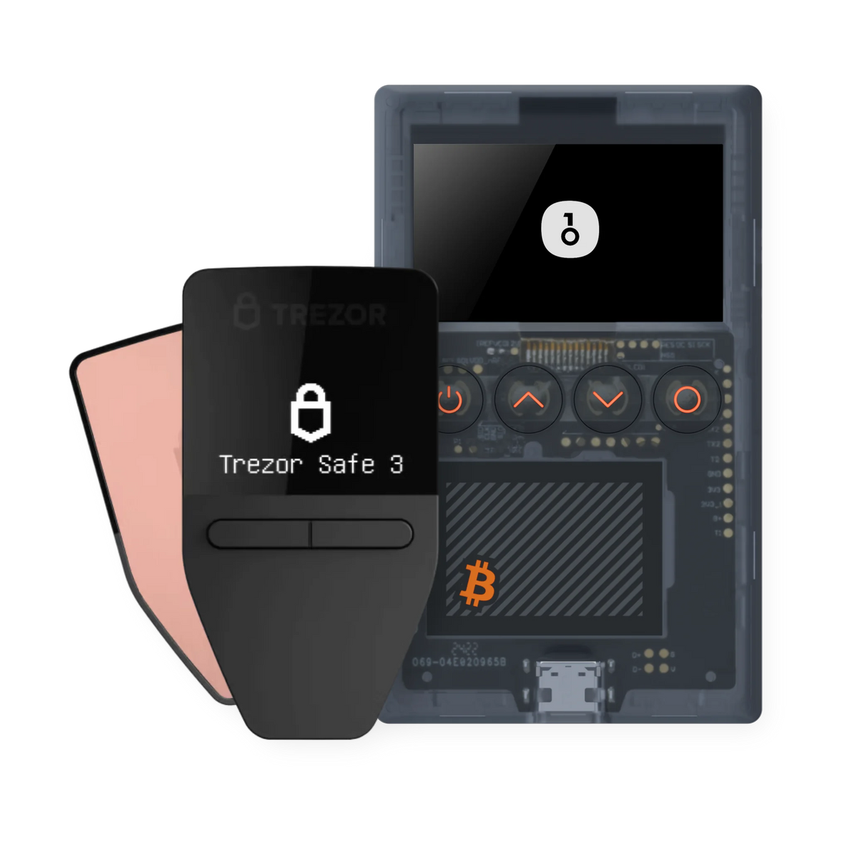 Multisig add-on set: Trezor Safe 3 in Galactic Rose and OneKey Classic 1S Pure Bitcoin-only