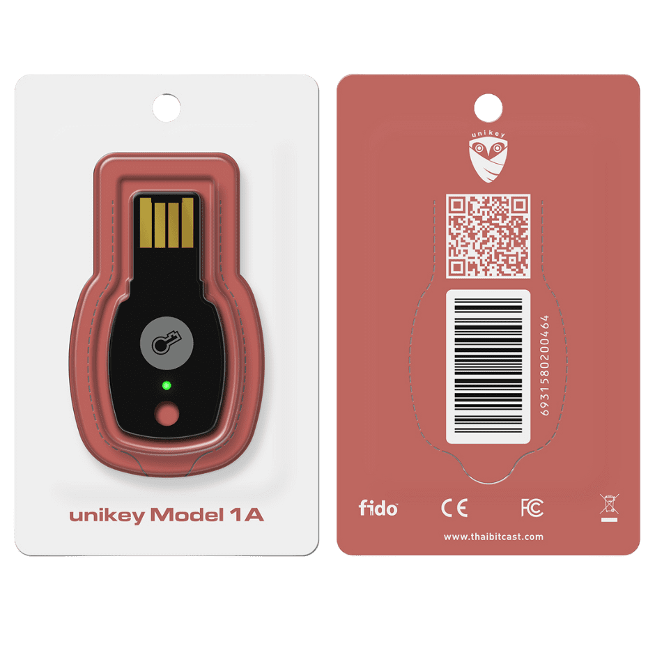unikey Model 1A - Security Key(USB Type A) - Bitcast