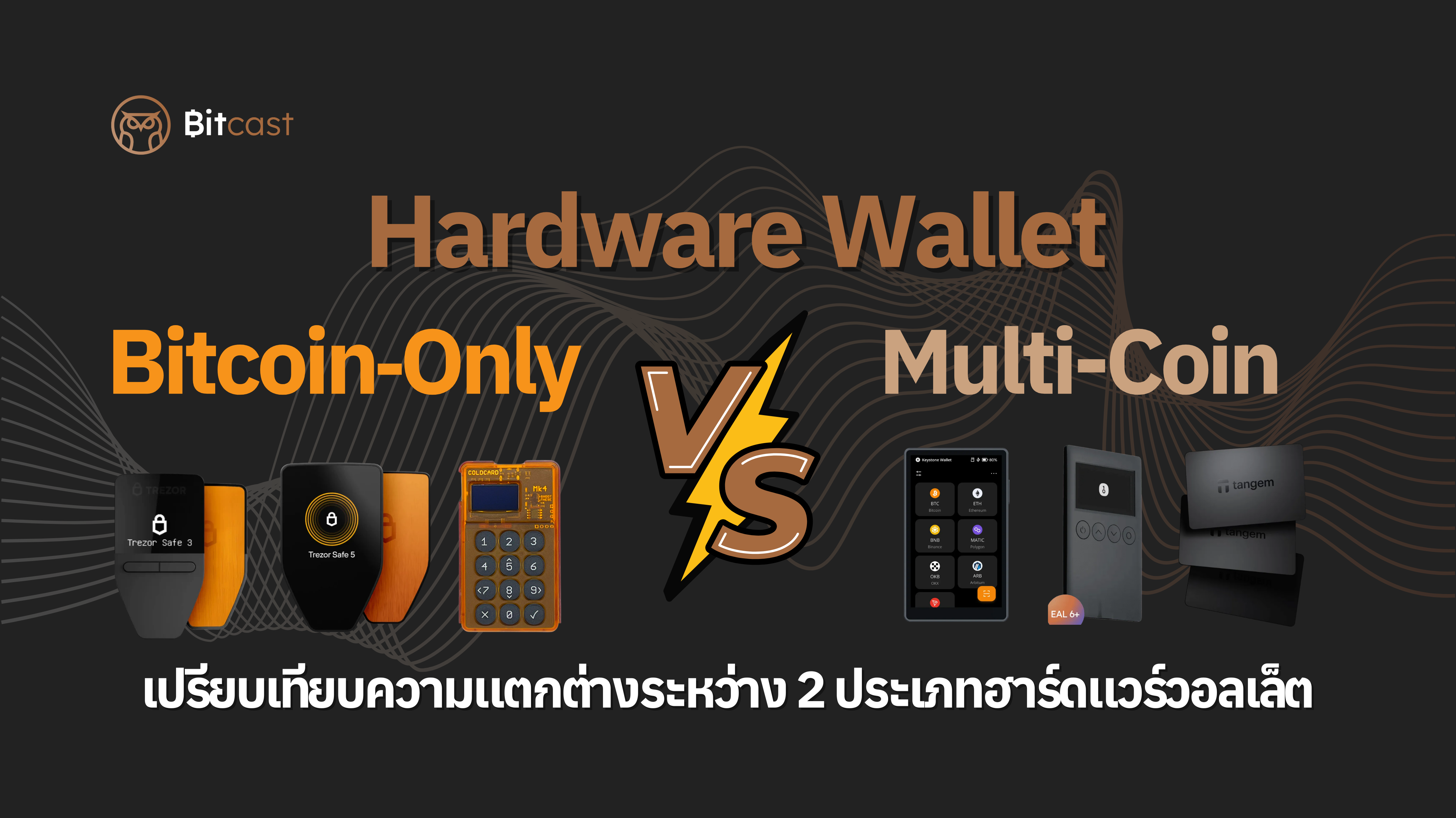 Multifunctional Bit Coin Wallets เปรียบเทียบ Bitcoin‑Only กับ Multi‑Coin Hardware Wallet