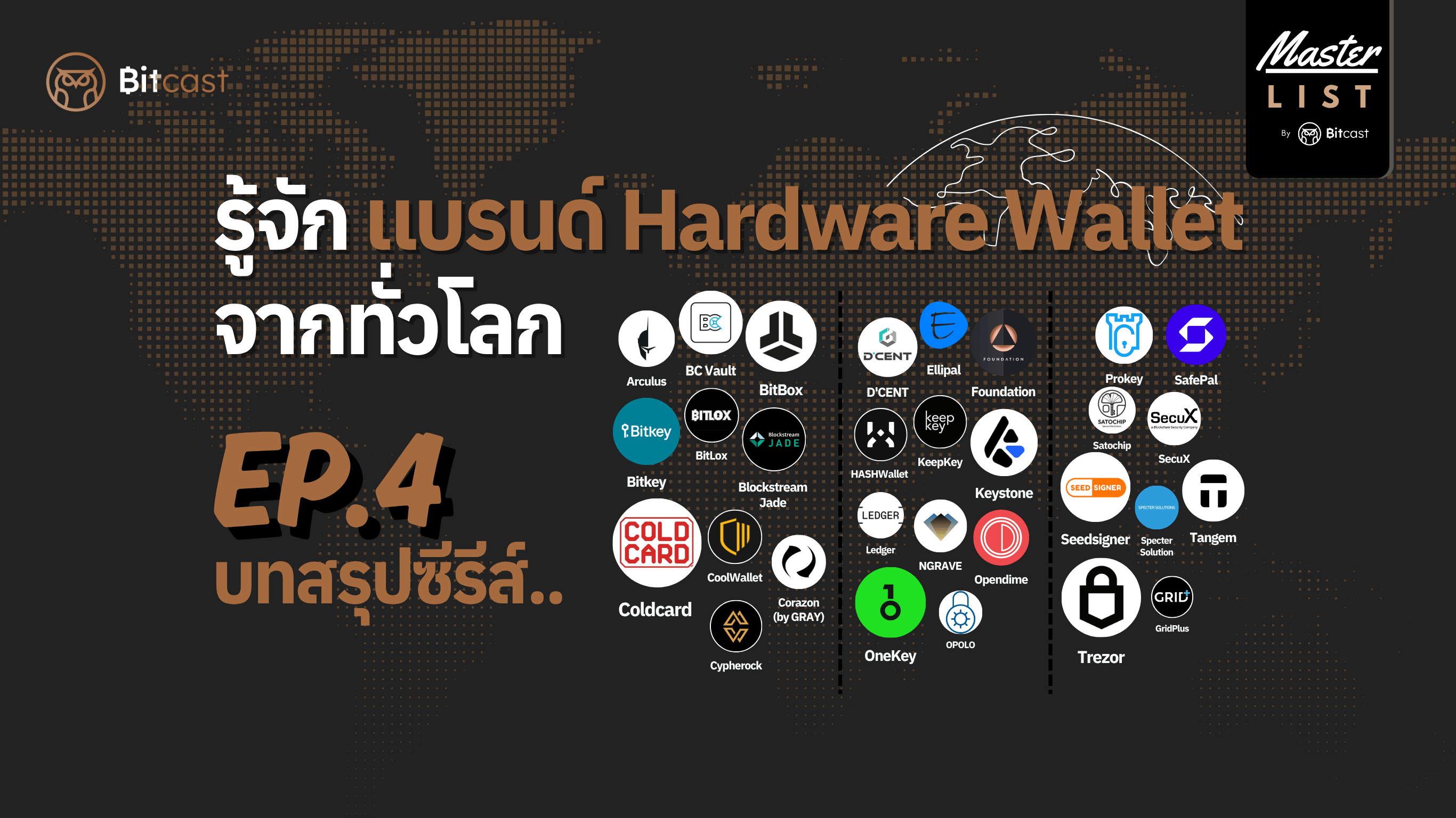 รู้จักแบรนด์ Hardware Wallet จากทั่วโลก EP.4 บทสรุปซีรีส์