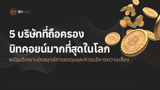 5 บริษัทมหาชนที่ถือครองบิทคอยน์มากที่สุดในโลกในปี 2024