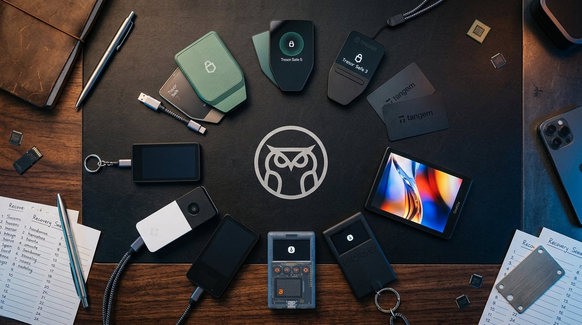 เปรียบเทียบ Hardware Wallet แต่ละยี่ห้อ แบรนด์เยอะ ตัวเลือกแยะ มือใหม่จะดูยังไงและเลือกรุ่นไหนดี?