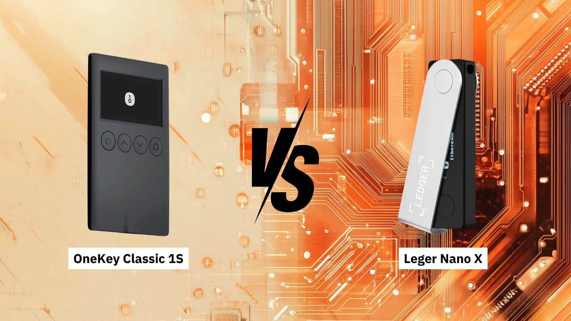 เปรียบเทียบ OneKey Classic 1S กับ Ledger Nano X Hardware Wallet ปี 2024