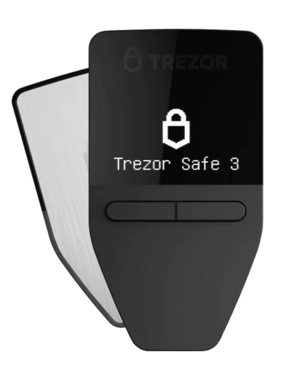 Trezor Safe 3 - Hardware Wallet แถมฟรีกระเป๋า Bitcast - Bitcast