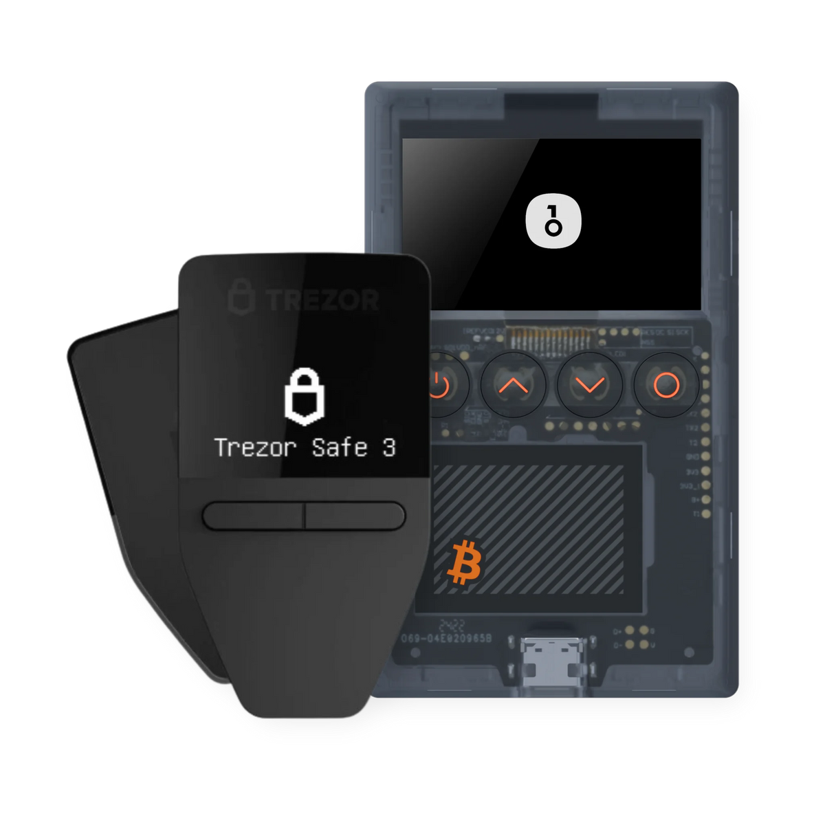 Multisig add-on set: Trezor Safe 3 in Cosmic Black and OneKey Classic 1S Pure Bitcoin-only