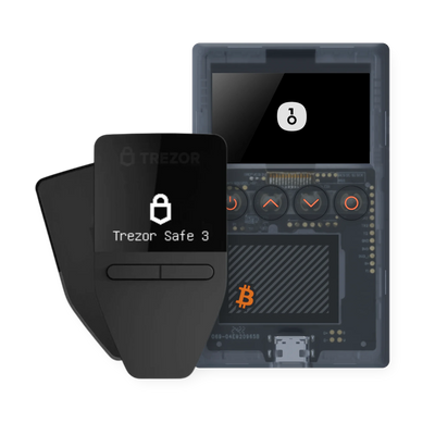 Multisig add-on set: Trezor Safe 3 in Cosmic Black and OneKey Classic 1S Pure Bitcoin-only