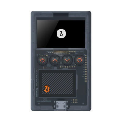 OneKey Classic 1S — built-in battery, so you can use it with your phone without carrying a cable.