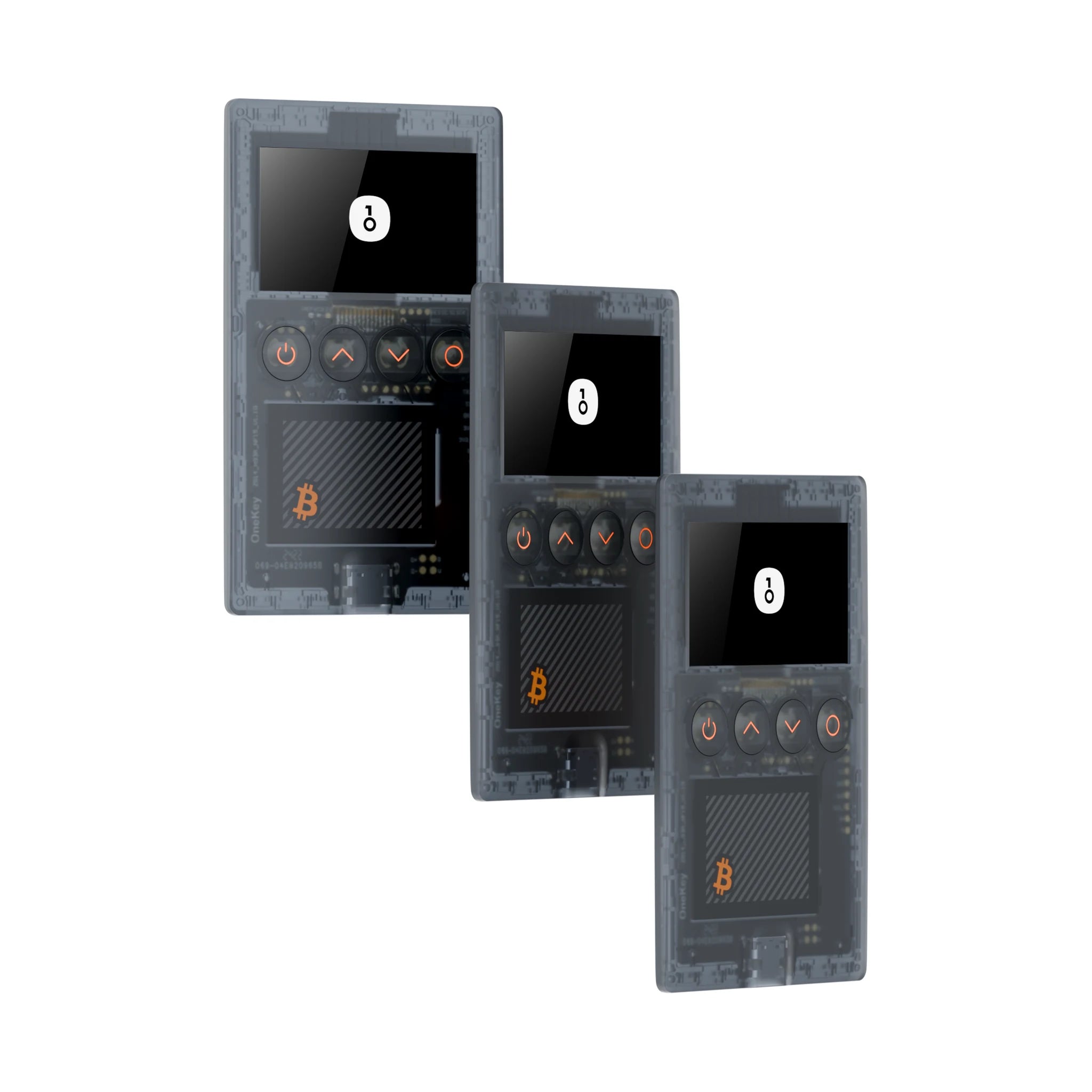 OneKey Classic 1S — built-in battery, so you can use it with your phone without carrying a cable.