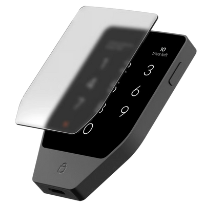 Privacy screen protector for Trezor Safe 7 — Use your crypto privately