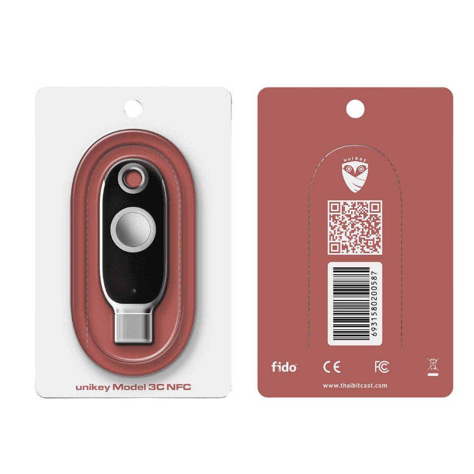 unikey Model 3C -Security Key(USB Type C) ไม่สามารถใช้ NFC ได้ - Bitcast